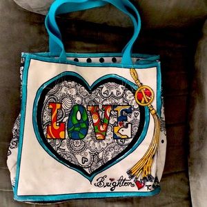 Brighton Canvas Tote Bag Love